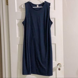 Old Navy Ink Blue Sleeveless TShirt Shift Dress XL